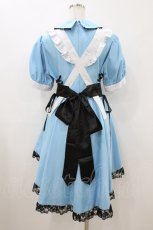 画像2: milky ange / メイド風ワンピースセット Free ブルー H-26-07-12-044-EL-OP-NS-ZH (2)
