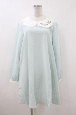 画像1: Amavel / 猫刺繍ワンピース Free サックス H-26-07-12-046-CA-OP-NS-ZH (1)