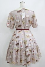 画像3: Leur Getter / Rabbit Tea cup袖付ワンピース M パープルグレー H-26-07-12-1031-LU-OP-KB-ZH (3)