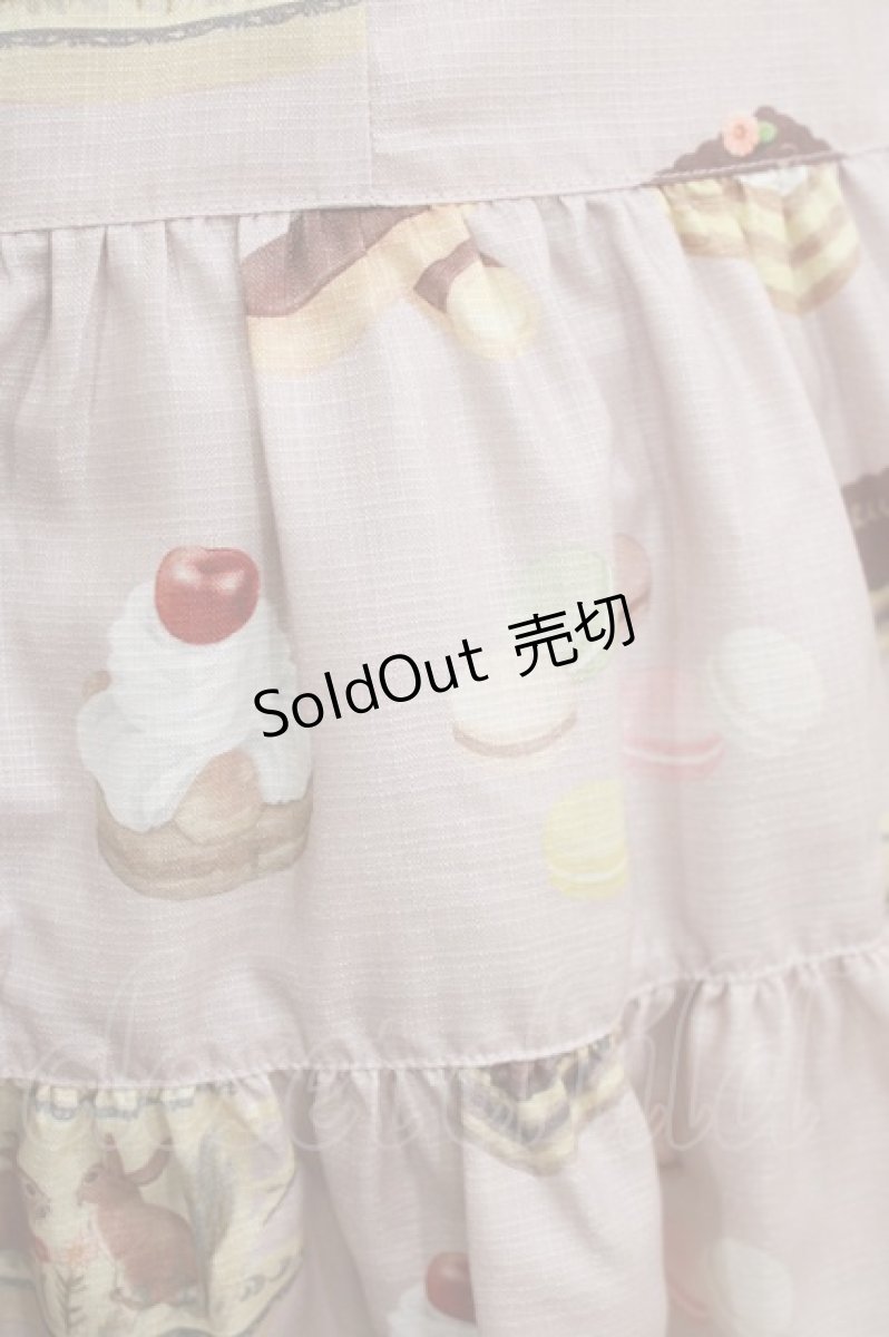 画像4: Leur Getter / Rabbit Tea cup袖付ワンピース M パープルグレー H-26-07-12-1031-LU-OP-KB-ZH (4)