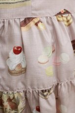 画像4: Leur Getter / Rabbit Tea cup袖付ワンピース M パープルグレー H-26-07-12-1031-LU-OP-KB-ZH (4)