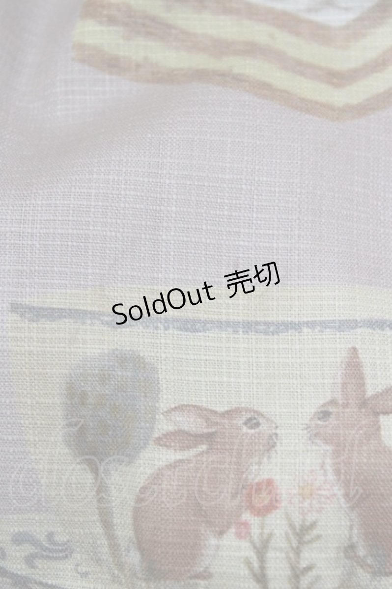 画像5: Leur Getter / Rabbit Tea cup袖付ワンピース M パープルグレー H-26-07-12-1031-LU-OP-KB-ZH (5)