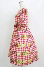 画像2: Melody BasKet / Fruits BasKetワンピース M レッド H-26-07-12-1004-LO-OP-KB-ZH (2)
