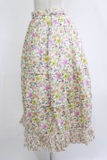 画像2: Jane Marple Dans Le Salon / Gouache Garden Crinoline Skirt  アイボリー H-26-07-12-1042-JM-SK-KB-ZH (2)
