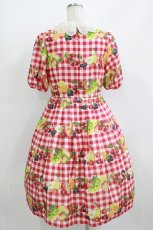 画像3: Melody BasKet / Fruits BasKetワンピース M レッド H-26-07-12-1004-LO-OP-KB-ZH (3)
