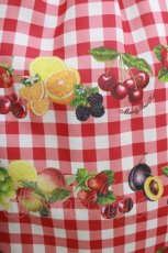 画像4: Melody BasKet / Fruits BasKetワンピース M レッド H-26-07-12-1004-LO-OP-KB-ZH (4)