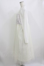 画像2: Candy Stripper / LINGERIE LAYERED DRESS 2 オフ H-26-07-12-1047-PU-OP-KB-ZH (2)