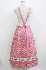画像3: Jane Marple / Polka dots parade suspenders skirt  ピンク H-26-07-12-1049-JM-SK-KB-ZH (3)