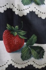画像4: Leur Getter / Antique Lace Strawberry袖付きワンピース L ブラック H-26-07-12-1005-LU-OP-KB-ZH (4)