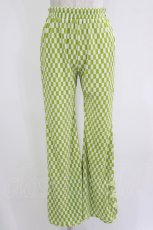画像1: Candy Stripper / EASY FLARE CHINA PANTS  ライトグリーン H-26-07-12-1068-PU-PA-KB-ZH (1)