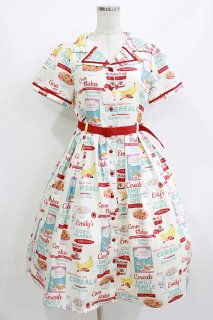 Emily Temple cute / Cerealワンピース アイボリー H-26-07-12-1010-ET