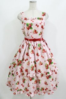Emily Temple cute / Mellow Strawberryノースリーブワンピース M