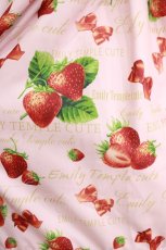画像4: Emily Temple cute / Mellow Strawberryノースリーブワンピース M ピンク H-26-07-12-1015-ET-OP-KB-ZH (4)