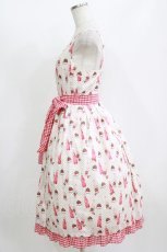 画像2: Melody BasKet / Cherry soda popジャンパースカート  アイボリー H-26-07-12-1016-LO-OP-KB-ZH (2)