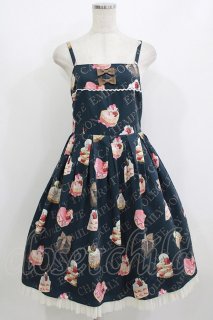 Emily Temple cute / Petit Gateauキャミソールワンピース ネイビー H