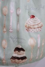 画像4: Leur Getter / Cream Choux Puff袖付きワンピース M ミント H-26-07-12-1019-LU-OP-KB-ZH (4)