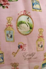 画像4: Emily Temple cute / Revivalノースリーブワンピース M Swan Perfume柄ピンク H-26-07-12-1022-ET-OP-KB-ZH (4)