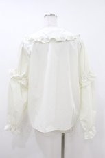画像2: m petit by misako / AM*2WAYソデフリルBL LL オフ H-26-07-12-054-LO-BL-NS-ZH (2)