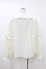 画像2: m petit by misako / AM*2WAYソデフリルBL LL オフ H-26-07-12-055-LO-BL-NS-ZH (2)