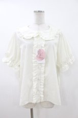 画像3: m petit by misako / AM*2WAYソデフリルBL LL オフ H-26-07-12-055-LO-BL-NS-ZH (3)