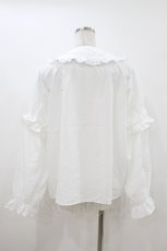 画像2: m petit by misako / AM*2WAYソデフリルBL LL 白 H-26-07-12-057-LO-BL-NS-ZH (2)