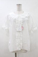 画像3: m petit by misako / AM*2WAYソデフリルBL LL 白 H-26-07-12-057-LO-BL-NS-ZH (3)