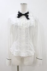 画像1: Innocent World / スペアカフス付きブラウス L 白 H-26-07-12-058-IW-BL-NS-ZH (1)