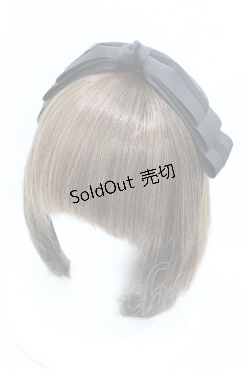 画像1: m petit by misako / NINA'S /リボンカチューシャ  ブラック H-26-07-12-009-LO-AC-NS-ZH (1)