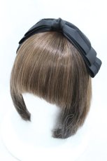 画像1: m petit by misako / NINA'S /リボンカチューシャ  ブラック H-26-07-12-009-LO-AC-NS-ZH (1)