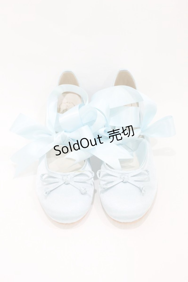 画像1: RoseMarie seoir / Ballet Ribbon Shoes L/約24.5cm サックス H-26-07-12-002-LO-SH-NS-ZH (1)