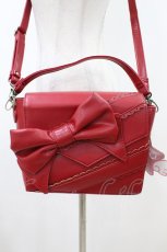 画像3: virally / 星名桜子/BOXリボン2WAYバッグ  レッド H-26-07-12-017-PU-BG-NS-ZH (3)