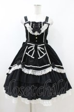 画像1: metamorphose / 別珍セシリアジャンパースカート Free ブラック H-26-07-12-022-ME-OP-NS-ZH (1)