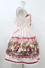 画像3: BABY,THE STARS SHINE BRIGHT / My little red riding hood柄ドットリボンジャンパースカート Free ピンク H-26-07-12-023-BA-OP-NS-ZH (3)