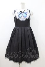画像1: Moon River（海外ロリータブランド） / Butterfly Dreamジャンパースカート M ブラック H-26-07-12-025-LO-OP-NS-ZH (1)