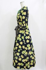 画像2: Jane Marple / Lemon Lime folkyドレス M ネイビー H-26-07-13-1009-JM-OP-AK-ZH (2)