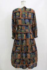 画像3: Jane Marple / Royal libraryコレットドレス M ネイビー H-26-07-13-1010-JM-OP-AK-ZH (3)