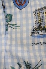 画像6: Jane Marple / Souvenir of Normandyコラボレーションドレス M ブルーグレー H-26-07-13-1014-JM-OP-AK-ZH (6)