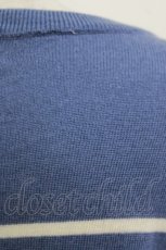 画像4: Jane Marple / CREATING ALICE border sweater M ブルーグレー H-26-07-13-1019-JM-TO-AK-ZH (4)