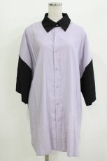 画像1: Deorart / 切替ボーリングシャツ M ラベンダーピンク H-26-07-13-1021-PU-BL-KB-ZH (1)