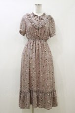 画像1: evelyn / 花柄ワンピース Free グレー H-26-07-14-054-LO-OP-NS-ZH (1)