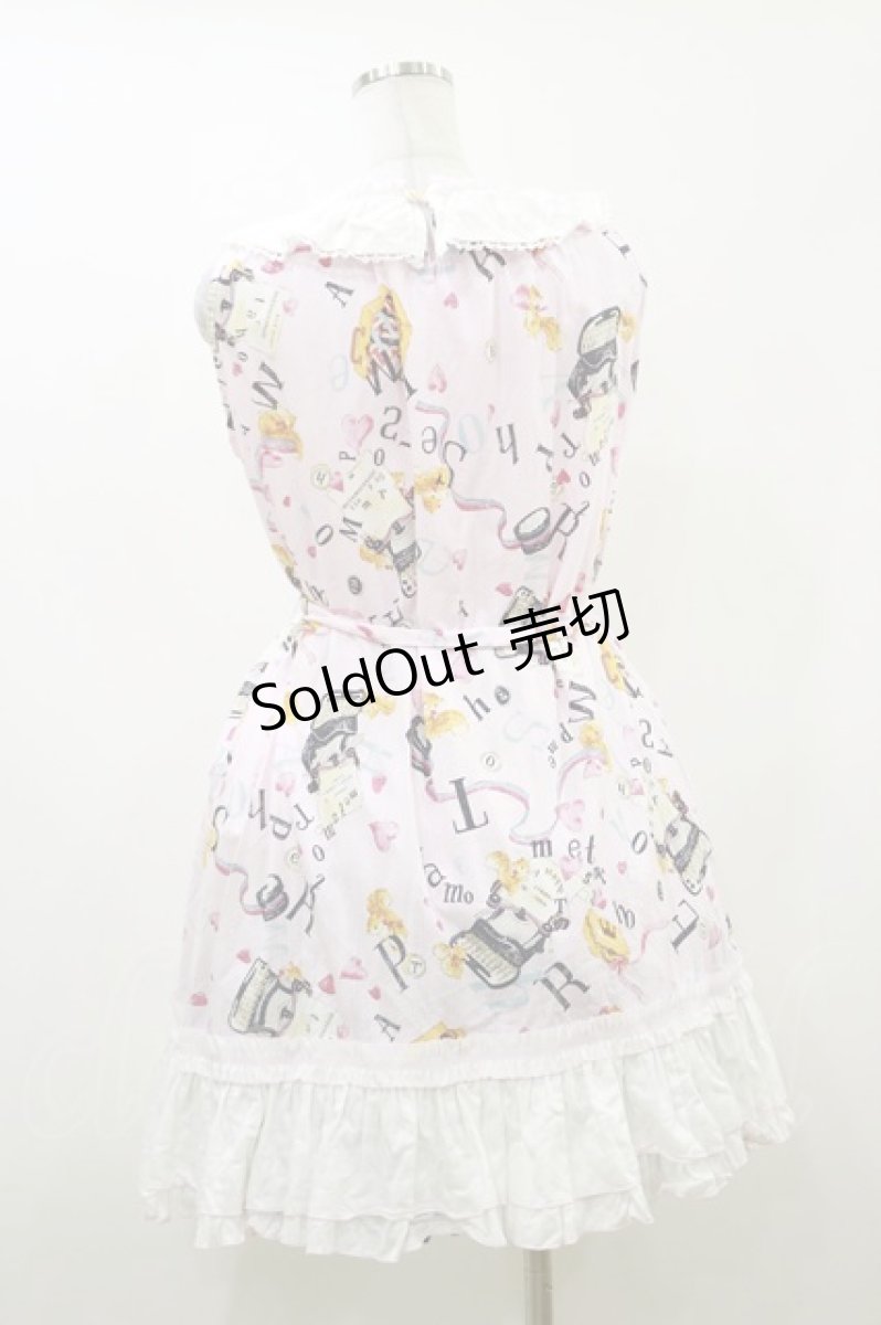 画像2: metamorphose / リスのお手紙Aラインジャンパースカート Free ピンク H-26-07-14-061-ME-OP-NS-ZH (2)