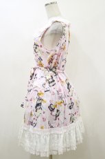 画像3: metamorphose / リスのお手紙Aラインジャンパースカート Free ピンク H-26-07-14-061-ME-OP-NS-ZH (3)