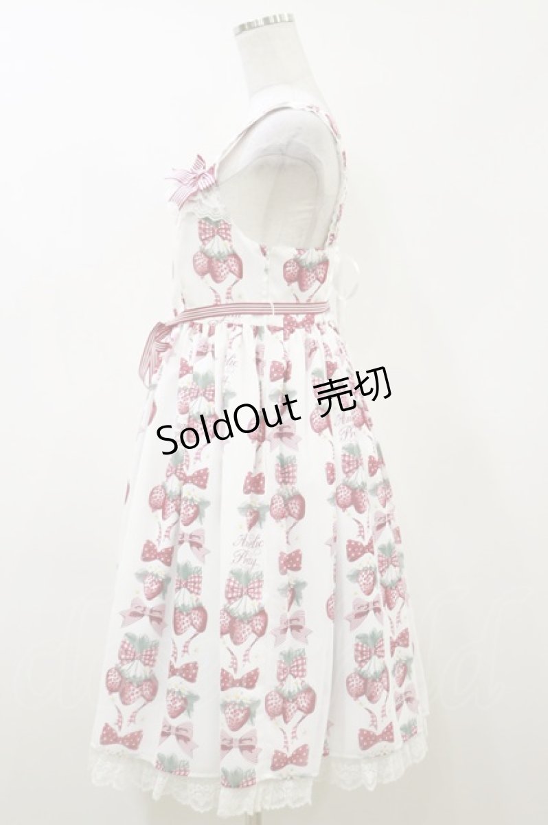 画像3: Angelic Pretty / Strawberry Dollジャンパースカート Free 白 H-26-07-14-066-AP-OP-NS-ZH (3)