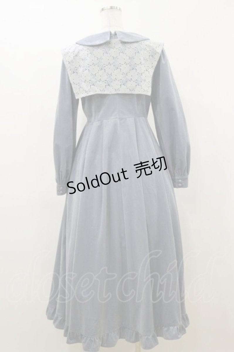 画像2: Maison de FLEUR Petite Robe canone / 星に届きそうなワンピース M Light Blue H-26-07-14-071-LO-OP-NS-ZH (2)
