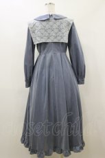 画像2: Maison de FLEUR Petite Robe canone / 星に届きそうなワンピース M Light Blue H-26-07-14-071-LO-OP-NS-ZH (2)