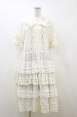 画像1: PINK HOUSE / ポルカドットチュール使いワンピース Free オフ H-26-07-14-073-LO-OP-NS-ZH (1)