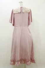 画像2: m petit by misako / TT*AOKレースセーラーワンピース LL ピンク H-26-07-14-074-LO-OP-NS-ZH (2)