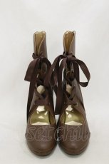 画像1: Victorian maiden / Victorianショートブーツ 25cm ダークブラウン H-26-07-14-015-CL-SH-NS-ZH (1)