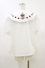 画像2: Amavel / Dreaming Animal Parfait ブラウス free レッド H-26-07-14-030-CA-BL-NS-ZH (2)