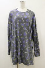 画像1: Jamie エーエヌケー / イチゴプリントTee M ブラック H-26-07-14-034-LO-TS-NS-ZH (1)